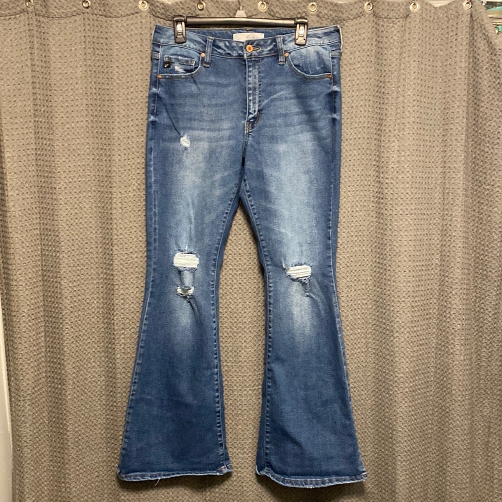 KanCan 13/30 Distressed Flare Jeans